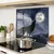 shumee Elegantne steklene table 2 kosa Wolf Today Full Moon 2x30x52 cm
