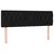 shumee Box spring posteljni z vzmetnico črn 140x190 cm blago