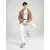 HUGO Majica Dumeo 50557437 Écru Regular Fit