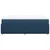 Vidaxl Box spring postelja z vzmetnico modra 140x190 cm blago
