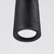 Sollux SL.1355 - Luster na sajli ELECTRA 1xGU10/10W/230V beton/crna