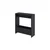 Hanah Home Klub sto Simpi, 55x60x20 cm, Crni