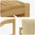 Set vanjskih sofa s jastukom 6 pcs Bijela i bež Poliester