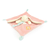 Plyšový zajačik na maznanie Lapin Ciboulette Flat Comforter Doudou et Compagnie v darčekovom balení 27 cm od 0 mes DC4207