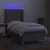 Vidaxl Box spring postelja z vzmetnico LED taupe 90x190 cm blago