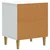 vidaXL Nočna omarica 2 pcs Bela 43 x 34,5 x 50 cm Inženirski les