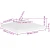 Den Streha za paviljon 2-delna 310 g/m2 3x3 m bela
