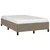 Vidaxl Posteljni okvir brez vzmetnice taupe 120x200 cm blago
