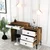 Hanah Home Sto za šminkanje Lizbon 551, 124x84.7x40 cm, Orah-beli