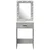 Toaletni stol Betonski sivi 50 x 41 x 135 cm Konstruirano drvo