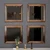Hanah Home Set 4 ogledala Bronzani