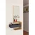 Hanah Home Ogledalo Stella, Braon