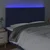 Vidaxl LED posteljno vzglavje modro 160x5x118/128 cm blago