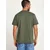Funky Buddha Majica  temno zelena / volneno bela