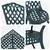 Set vrtnih stolova 5 pcs Zelena Liveni aluminij
