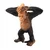 slomart Mini figurice divjih živali, šimpanz, žirafa, 6-9 cm, 4 kosi