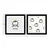 Wallity slika 2P3333SCT-017, 2 dijela, 33 x 68 cm