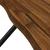 vidaXL Jedilna miza z naravno robom 140 x 70 x 75 cm Naravna