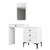 HANAH HOME Komoda Lizbon 549 White