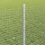 Zavarena žičana ograda s postom 50 x 0,6 m Srebrna Mreža