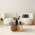 Hanah Home Bubble Sapphire Klub sto, 75x35x75cm, Braon