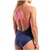 Arena performance graphic swim pro back navy/pink m - uk34