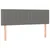 Vidaxl Box spring posteljni z vzmetnico temno siv 140x190 cm blago