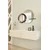 Hanah Home komoda Aplos 120, 120 cm, bela / travertin