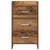 vidaXL Posteljne mize Star les 40 x 36 x 70 cm Inženirski les