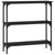 Konzolni stol crni 75 x 22,5 x 75 cm od konstruiranog drva