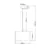 Rea Light Agathe HN8371L-B/B Visilica, E27, 60W, O38cm, Crna