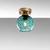 Opviq Zidna lampa Benek-15-14382, 15x15x18cm, IP20, Zlatna boje