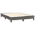 Krevet box spring s madracem LED sivi 140x200cm od umjetne kože