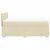 Vidaxl Box spring postelja z vzmetnico krem 140x190 cm blago