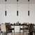 Opviq Luster Halo-15374, 8x8x126cm, IP20, Crni