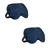 INF Spalna maska mulberry silk 2-pack DarkBlue, (21246750)