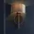 Endon 95210 - Zidna lampa 1xE27/10W/230V siva/mesing