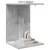 Bocni stol Betonski sivi 45 x 40 x 62,5 cm Konstruirano drvo
