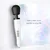 Doxy Die Cast R Solid Metal Rechargeable Vibrating Wand Massager Stardust White