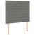 vidaXL Box spring postelja z vzmetnico LED temno siva 90x190 cm blago