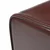vidaXL klop 110 x 30 x 45 cm Pravo usnje Temno rjava