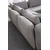 Atelier del Sofa Ugaona garnitura Floransa, 310x265 cm, Svetlo-siva