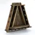 Hanah Home Polica za kuhinju Raf072, 57x18x58 cm, Tamni hrast