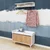Hanah Home Cipelarnik 90x60??x35cm Hrast-Beli