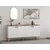 Hanah Home Konzola Lotus Mirror, 180x81x45 cm, Bela