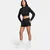 Nike W NSW NK CHLL FT HR 2IN SHORT, hlače, crna FN2455