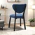 HANAH HOME Trpezarijska stolica Elma Navy Blue