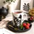 Porcelanasta skodelica Cat 400ml darilo za ljubitelje mačk premium