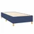 Greatstore Box spring postelja z vzmetnico modra 80x200 cm blago