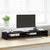 Stalak za monitor Crni hrast 100x24x13 cm Konstruirano drvo